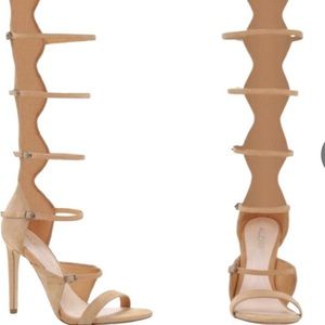 Aldo Tan Strappy High Heels